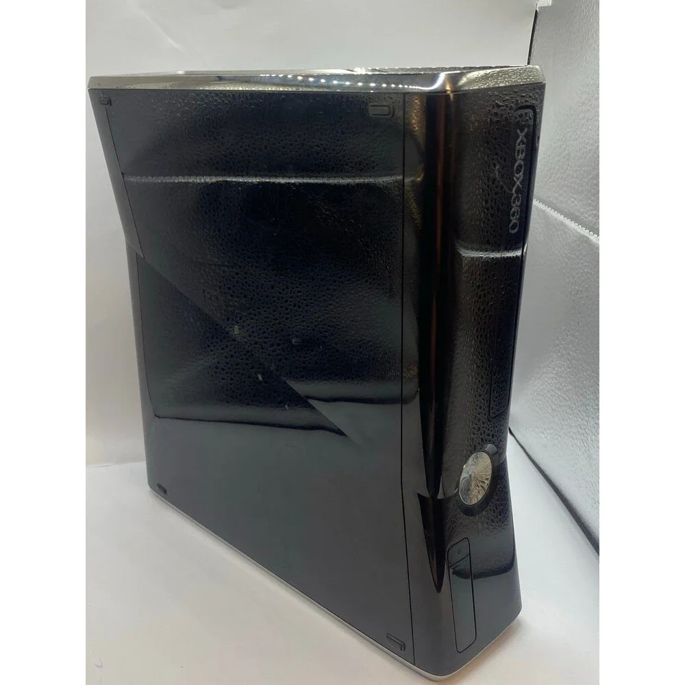 Microsoft XBox 360 S Slim 4GB Black Game Console 360S Controller + Charge + AC